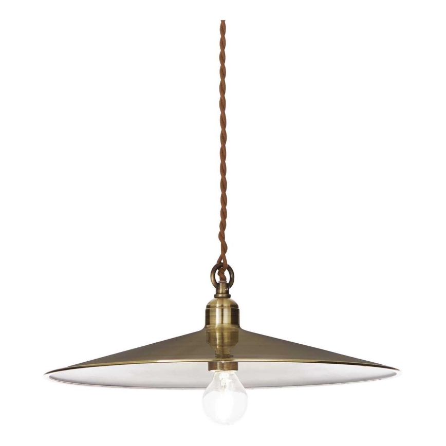 Ideal Lux - Lampadario a sospensione con filo CANTINA 1xE27/42W/230V diametro 35 cm bronzo