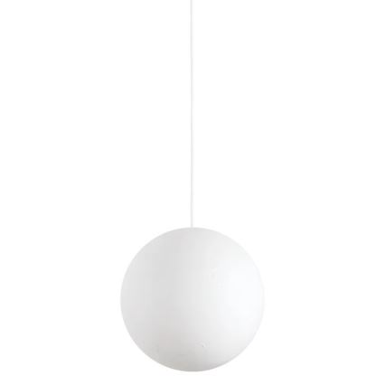 Ideal Lux - Lampadario a sospensione con filo CARTA 1xE27/25W/230V diametro 30 cm bianco