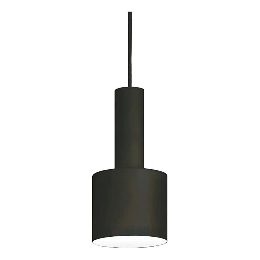 Ideal Lux - Lampadario a sospensione con filo HOLLY 1xE27/60W/230V diametro 12 cm nero