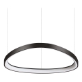 Ideal Lux - Lampadario a sospensione con filo LED dimmerabile GEMINI LED/48W/230V diametro 61 cm CRI 90 nero