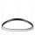 Ideal Lux - Lampadario a sospensione con filo LED dimmerabile GEMINI LED/48W/230V diametro 61 cm CRI 90 nero