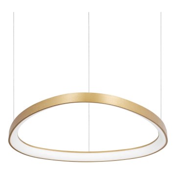 Ideal Lux - Lampadario a sospensione con filo LED dimmerabile GEMINI LED/48W/230V diametro 61 cm CRI 90 oro