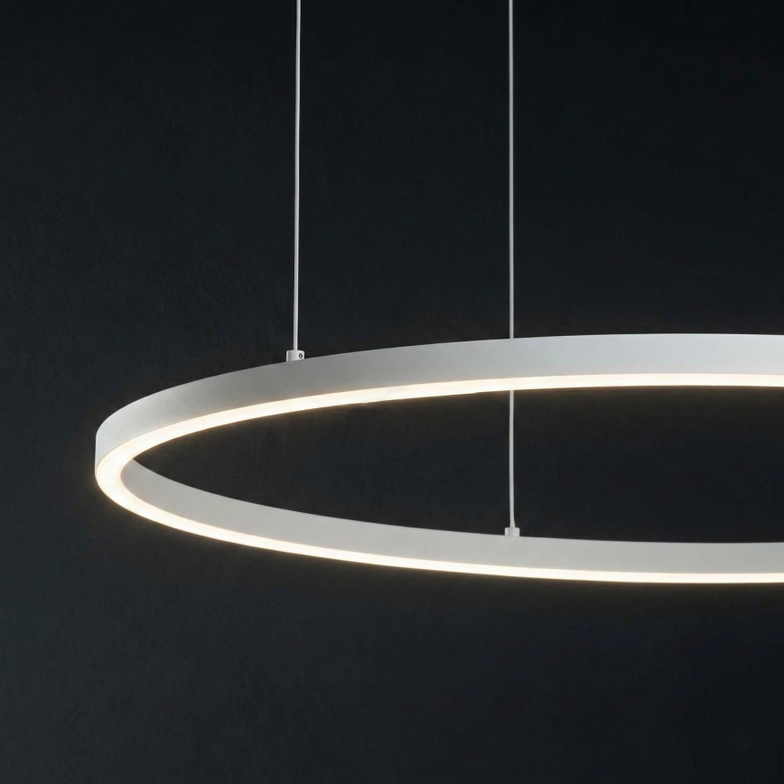 Ideal Lux - Lampadario a sospensione con filo LED dimmerabile ORACLE SLIM LED/40W/230V 4000K diametro 70 cm CRI 90 bianco