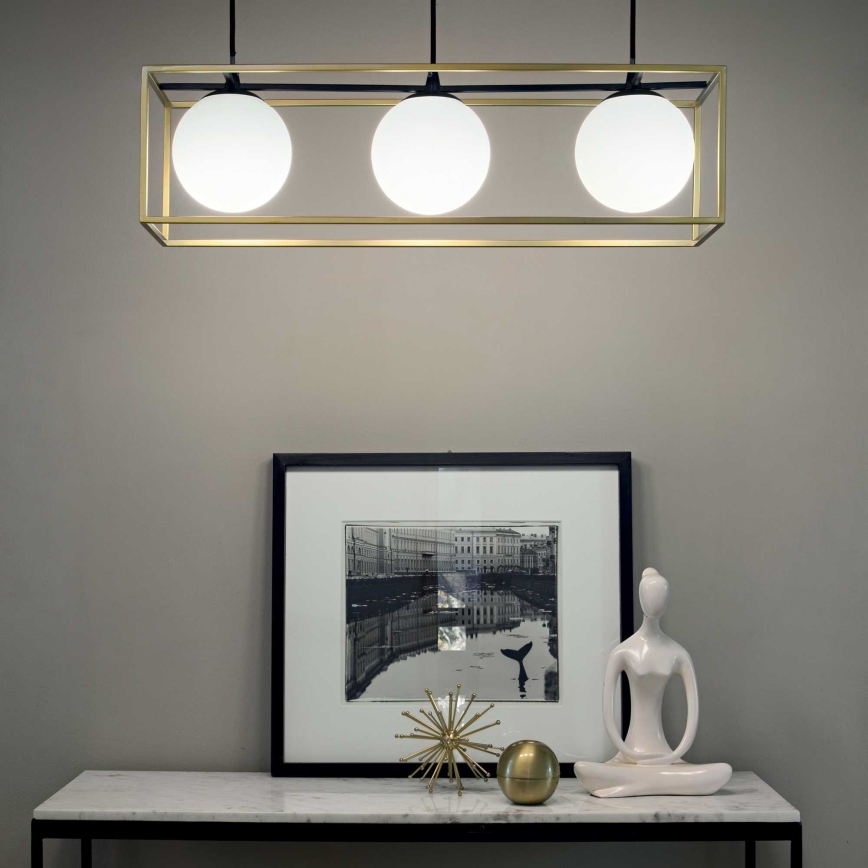 Ideal Lux - Lampadario a sospensione con filo LINGOTTO 3xE14/28W/230V