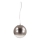 Ideal Lux - Lampadario a sospensione con filo MAPA 1xE27/42W/230V diametro 20 cm grigio/fumé