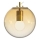 Ideal Lux - Lampadario a sospensione con filo MAPA 1xE27/42W/230V diametro 20 cm oro/fumé