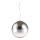 Ideal Lux - Lampadario a sospensione con filo MAPA 1xE27/42W/230V diametro 40 cm grigio/fumé