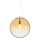 Ideal Lux - Lampadario a sospensione con filo MAPA 1xE27/42W/230V diametro 40 cm oro/fumé