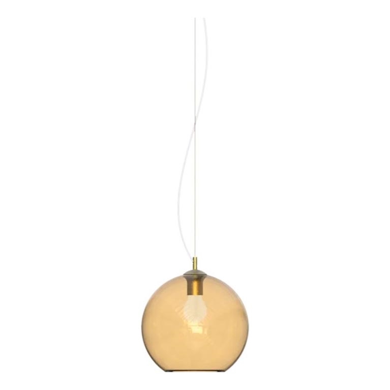 Ideal Lux - Lampadario a sospensione con filo NEMO 1xE27/42W/230V diametro 20 cm beige