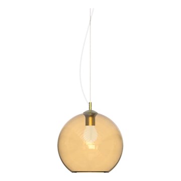 Ideal Lux - Lampadario a sospensione con filo NEMO 1xE27/42W/230V diametro 30 cm beige