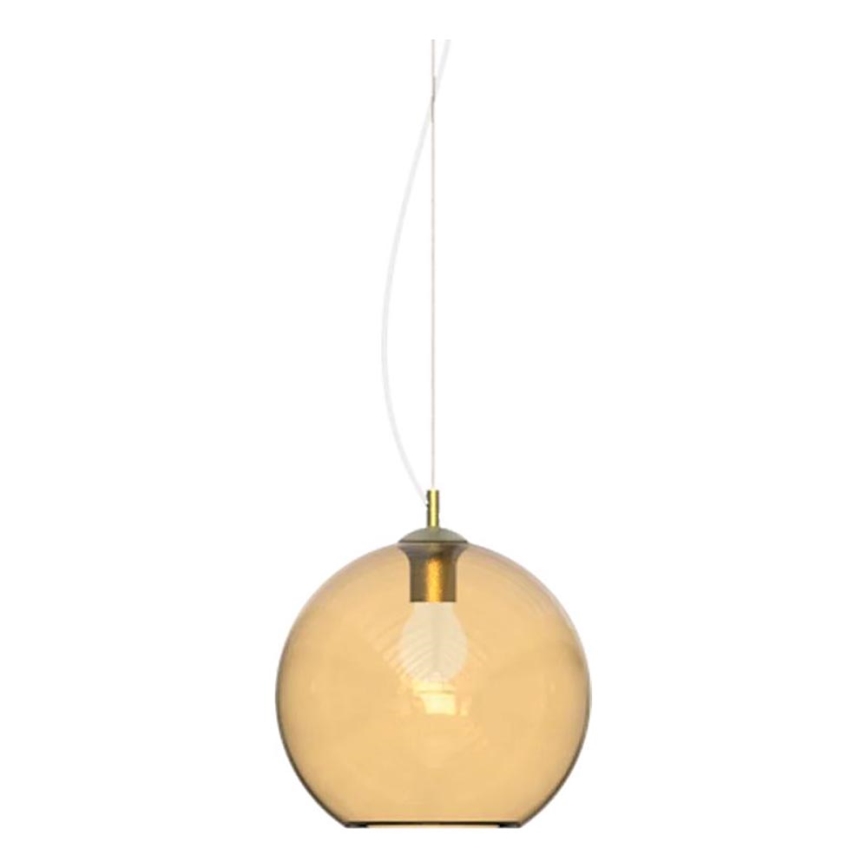 Ideal Lux - Lampadario a sospensione con filo NEMO 1xE27/42W/230V diametro 30 cm beige