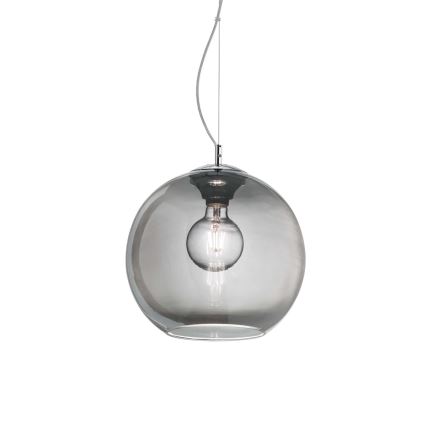 Ideal Lux - Lampadario a sospensione con filo NEMO 1xE27/60W/230V grigio