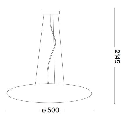 Ideal Lux - Lampadario a sospensione con filo SMARTIES 3xE27/42W/230V 50 cm