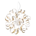 Ideal Lux - Lampadario a sospensione con filo VORTEX 6xE14/40W/230V diametro 53 cm oro/patina