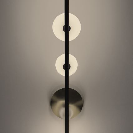 Ideal Lux - Lampadario a sospensione con supporto rigido LED BIRDS 5xG9/3W/230V nero/oro