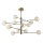 Ideal Lux - Lampadario a sospensione con supporto rigido LED EQUINOXE 12xG4/2W/230V diametro 128,1 cm ottone/fumé