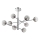 Ideal Lux - Lampadario a sospensione con supporto rigido LED EQUINOXE 8xG4/2W/230V diametro 128 cm cromo lucido/fumé