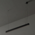 Ideal Lux - Lampadario a sospensione LED su cavo OFFICE LED/30W/230V 4000K CRI 90 nero