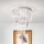 Ideal Lux - Lampadario di cristallo a plafone CARLTON 12xE14/40W/230V diametro 50 cm cromo lucido
