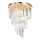 Ideal Lux - Lampadario di cristallo a plafone CARLTON 12xE14/40W/230V diametro 50 cm oro