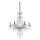 Ideal Lux - Lampadario di cristallo a sospensione con catena AMADEUS 6xE14/40W/230V diametro 67 cm limpido