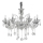 Ideal Lux - Lampadario di cristallo a sospensione con catena COLOSSAL 8xE14/40W/230V diametro 78 cm cromo lucido