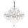 Ideal Lux - Lampadario di cristallo a sospensione con catena NAPOLEON 12xE14/40W/230V diametro 74 cm cromo lucido