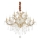 Ideal Lux - Lampadario di cristallo a sospensione con catena NAPOLEON 12xE14/40W/230V diametro 74 cm oro