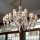 Ideal Lux - Lampadario di cristallo a sospensione con catena STRAUSS 18xE14/40W/230V diametro 85 cm ottone