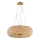 Ideal Lux - Lampadario di cristallo a sospensione PASHA 10xE14/40W/230V diametro 55 cm oro