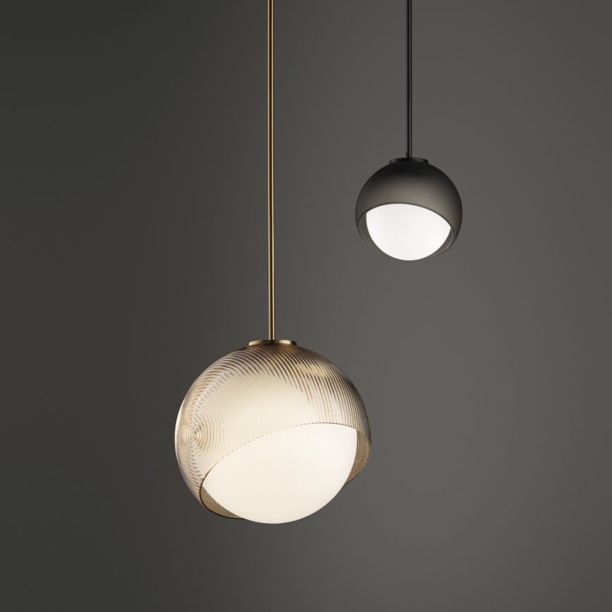 Ideal Lux - Lampadario LED a cavo BLOOM 1xG9/3W/230V diam. 11,5 cm nero
