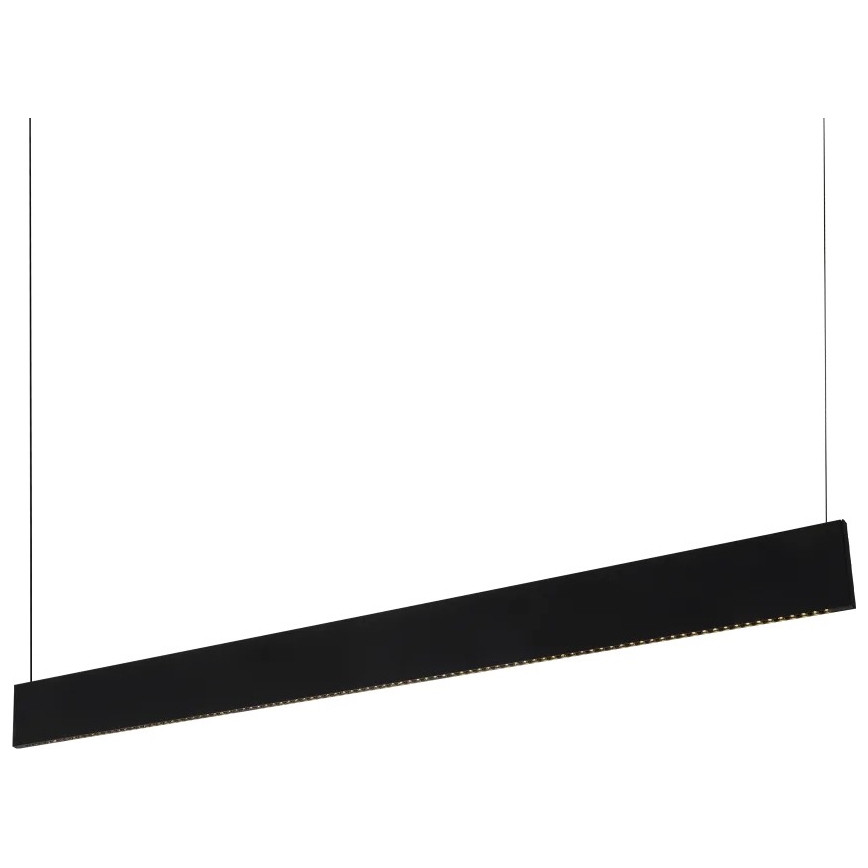 Ideal Lux - Lampadario LED a sospensione con cavo STEEL LED/24W/230V 3000K CRI 90 120 cm nero