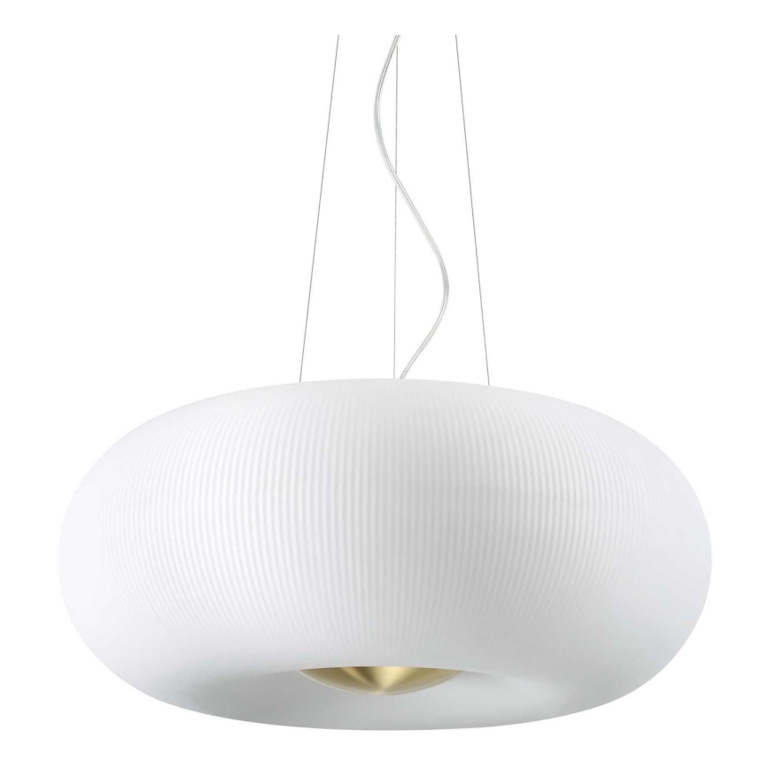 Ideal Lux - Lampadario LED a sospensione con filo ARIZONA 5xGX53/9W/230V diametro 52 cm bianco