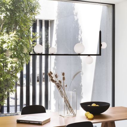 Ideal Lux - Lampadario LED a sospensione con filo BIRDS 5xG9/3W/230V nero/oro