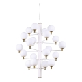 Ideal Lux - Lampadario LED a sospensione con filo COPERNICO 20xG9/3W/230V diametro 86 cm bianco