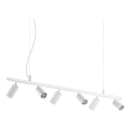Ideal Lux - Lampadario LED a sospensione con filo DYNAMITE 6xGU10/7W/230V CRI 90 bianco