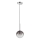 Ideal Lux - Lampadario LED a sospensione con filo EQUINOXE 1xG4/2W/230V diametro 15 cm cromo lucido/fumé