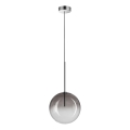 Ideal Lux - Lampadario LED a sospensione con filo EQUINOXE 1xG4/2W/230V diametro 25 cm cromo lucido/fumé