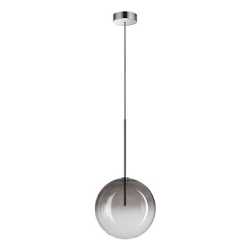 Ideal Lux - Lampadario LED a sospensione con filo EQUINOXE 1xG4/2W/230V diametro 25 cm cromo lucido/fumé