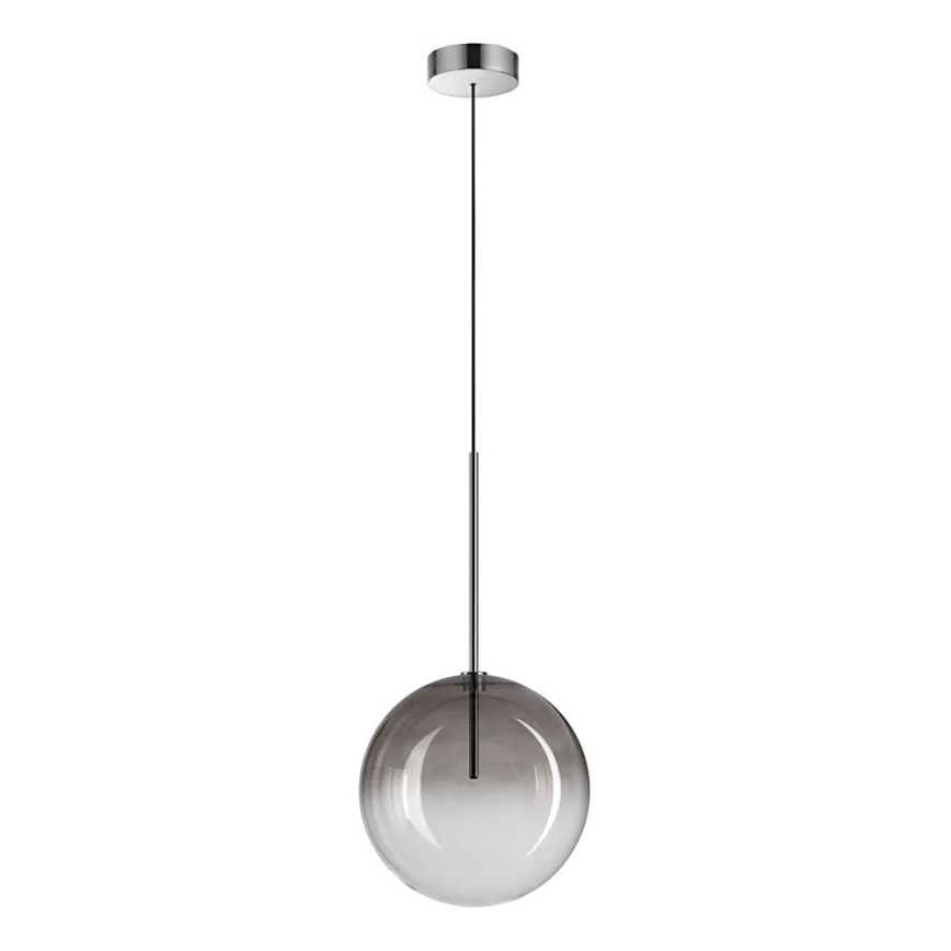 Ideal Lux - Lampadario LED a sospensione con filo EQUINOXE 1xG4/2W/230V diametro 25 cm cromo lucido/fumé