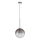 Ideal Lux - Lampadario LED a sospensione con filo EQUINOXE 1xG4/2W/230V diametro 25 cm cromo lucido/fumé
