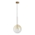 Ideal Lux - Lampadario LED a sospensione con filo EQUINOXE 1xG4/2W/230V diametro 25 cm ottone/fumé