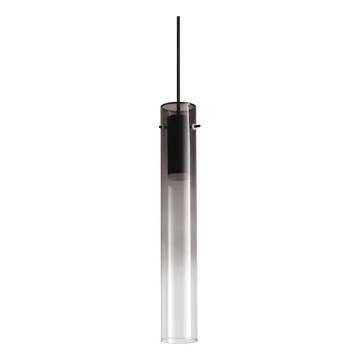 Ideal Lux - Lampadario LED a sospensione con filo FLAM LED/10W/230V diametro 6 cm CRI 90 fumé