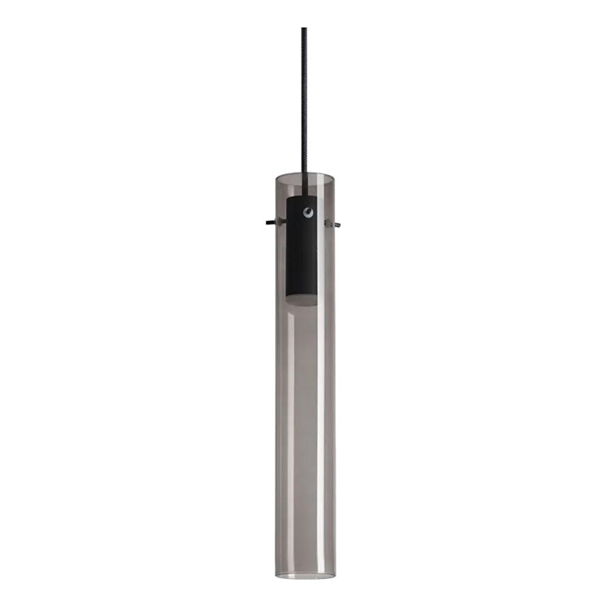Ideal Lux - Lampadario LED a sospensione con filo FLAM LED/10W/230V diametro 6 cm CRI 90 grigio