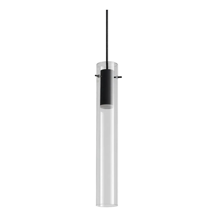 Ideal Lux - Lampadario LED a sospensione con filo FLAM LED/10W/230V diametro 6 cm CRI 90 limpido