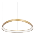 Ideal Lux - Lampadario LED a sospensione con filo GEMINI LED/48W/230V diametro 61 cm CRI 90 oro