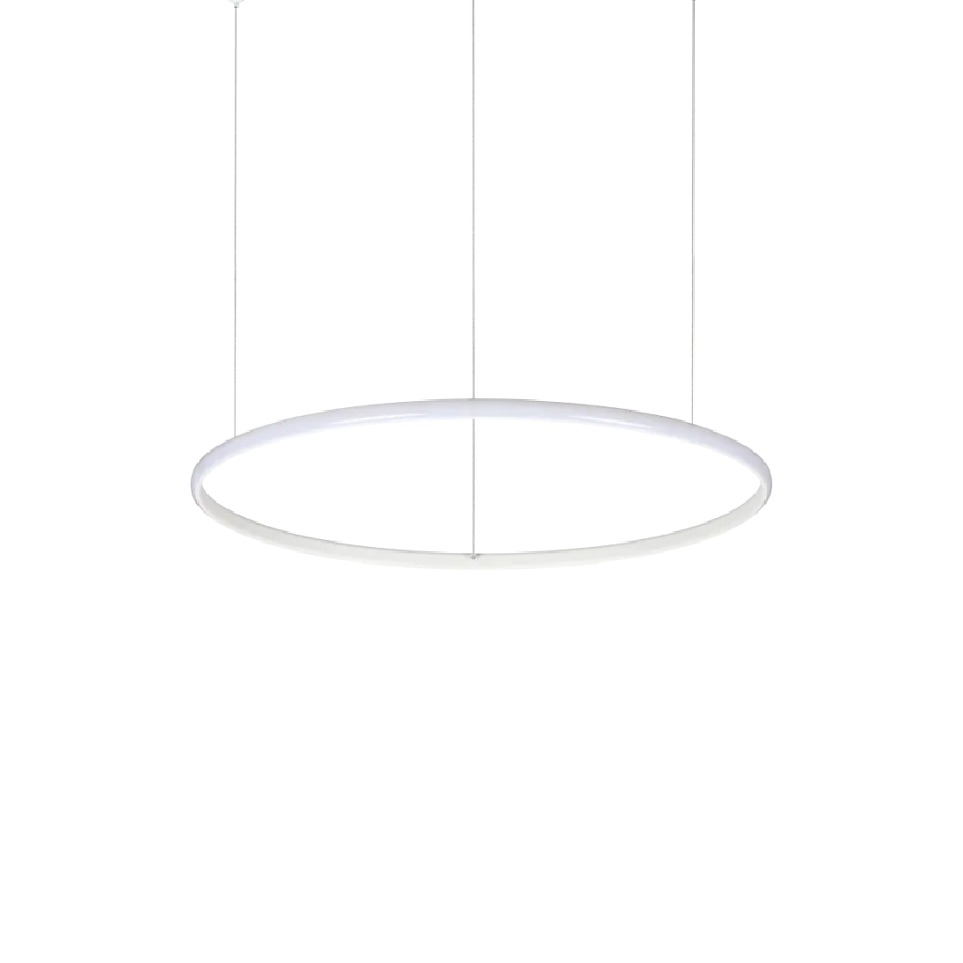 Ideal Lux - Lampadario LED a sospensione con filo HULAHOOP LED/28W/230V 3000K diametro 61 cm CRI 90 bianco
