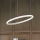 Ideal Lux - Lampadario LED a sospensione con filo MIRACLE LED/45W/230V diametro 80 cm CRI 90 cromo opaco