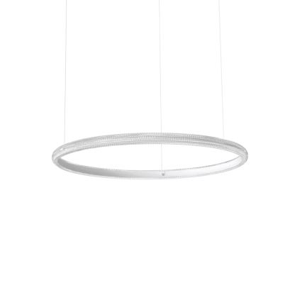 Ideal Lux - Lampadario LED a sospensione con filo MIRACLE LED/45W/230V diametro 80 cm CRI 90 cromo opaco