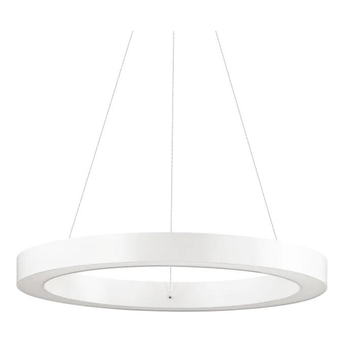 Ideal Lux - Lampadario LED a sospensione con filo ORACLE LED/28W/230V 3000K diametro 50 cm CRI 90 bianco